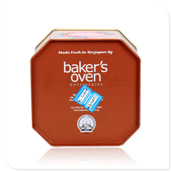 曲奇餅干八角罐子,大號食品鐵盒加工廠