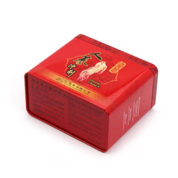 方形人參沖劑鐵盒包裝加工,保健品鐵盒生產(chǎn)廠(chǎng)家