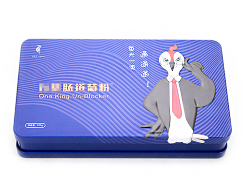 長方形腸道菊粉鐵盒包裝